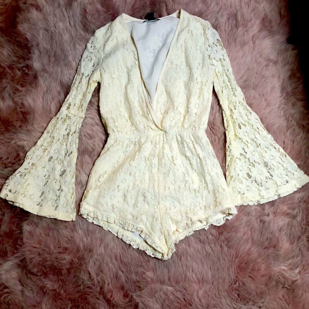 Lace Floral Romper